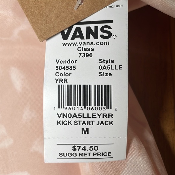 Vans Kick Start Jacket Size Medium - Picture 8 of 11